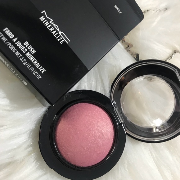 Mac 💯🎉mineralized blush"Gentle" brand w box! Gwp - Picture 2 of 7